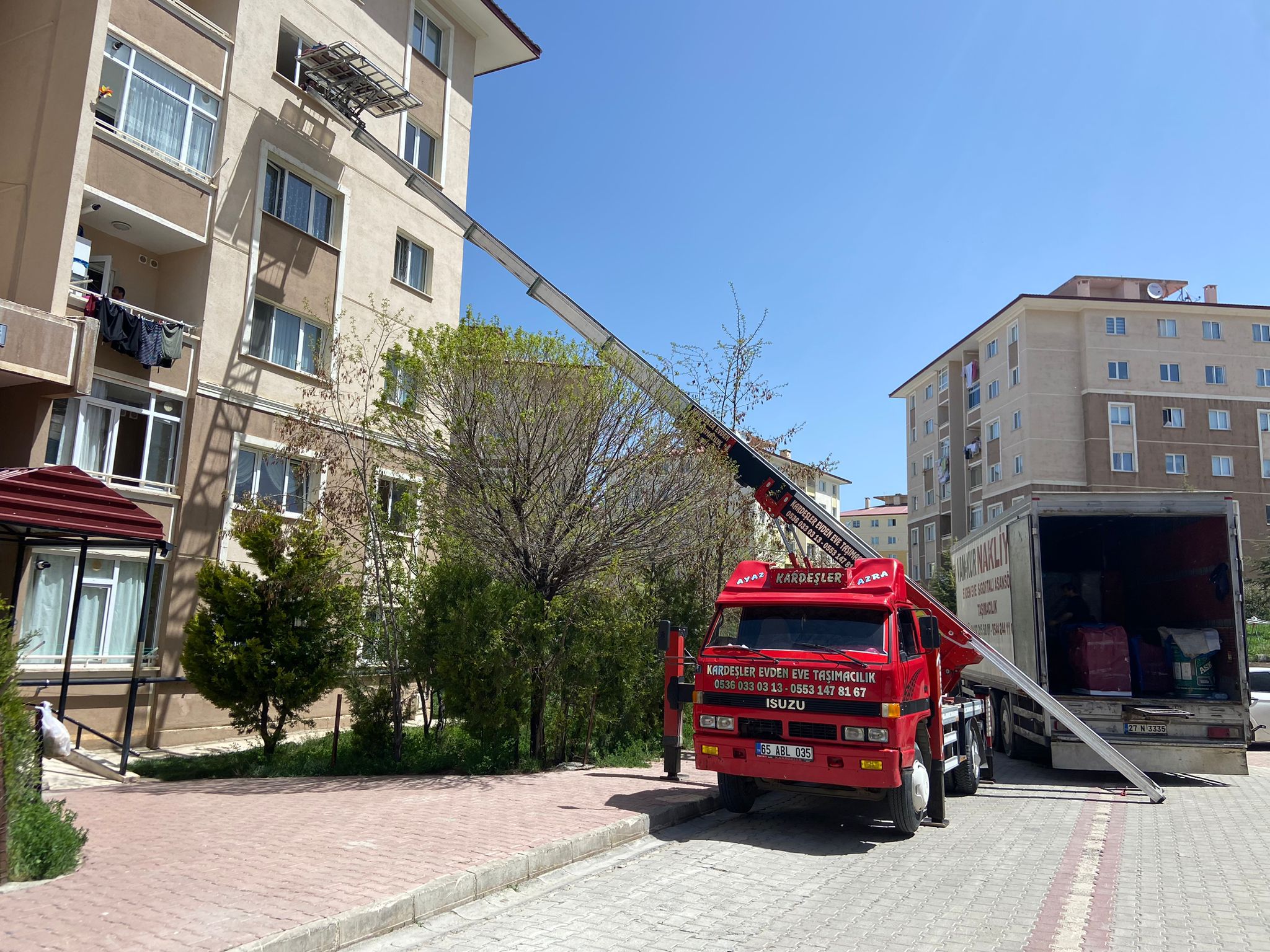 van güler nakliyat ile asansörlü nakliyat